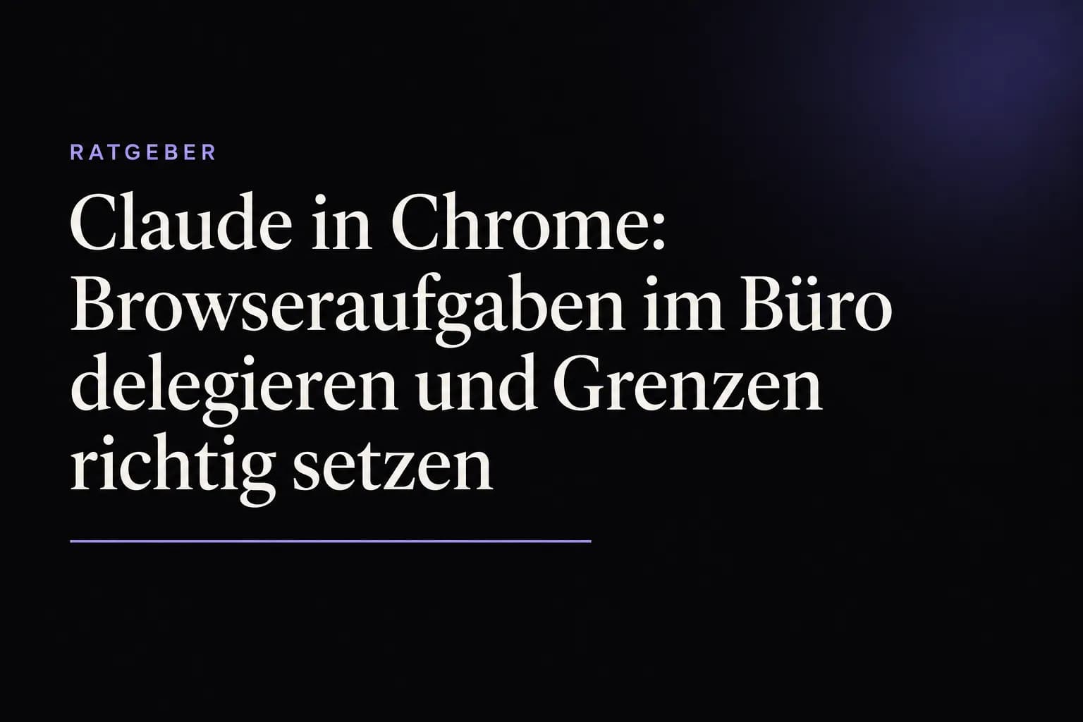 Abstrakte Komposition aus Rechtecken und Pfeilen, die von einem Browserfenster zu geordneten Bahnen führen
