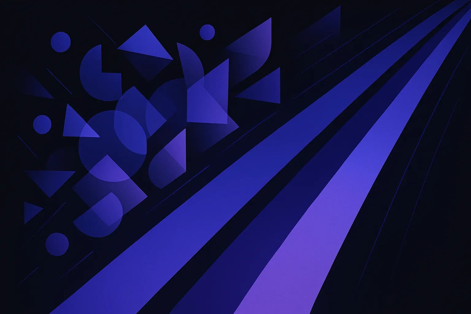 Abstract streams of shapes sorting into separate lanes, suggesting requests routed to the right team