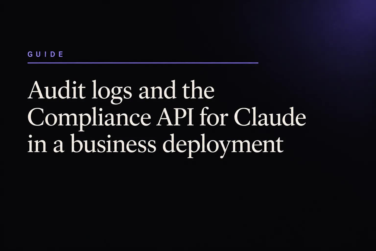 Abstract layered bands flowing into a single ordered stream, suggesting records gathered into an audit trail