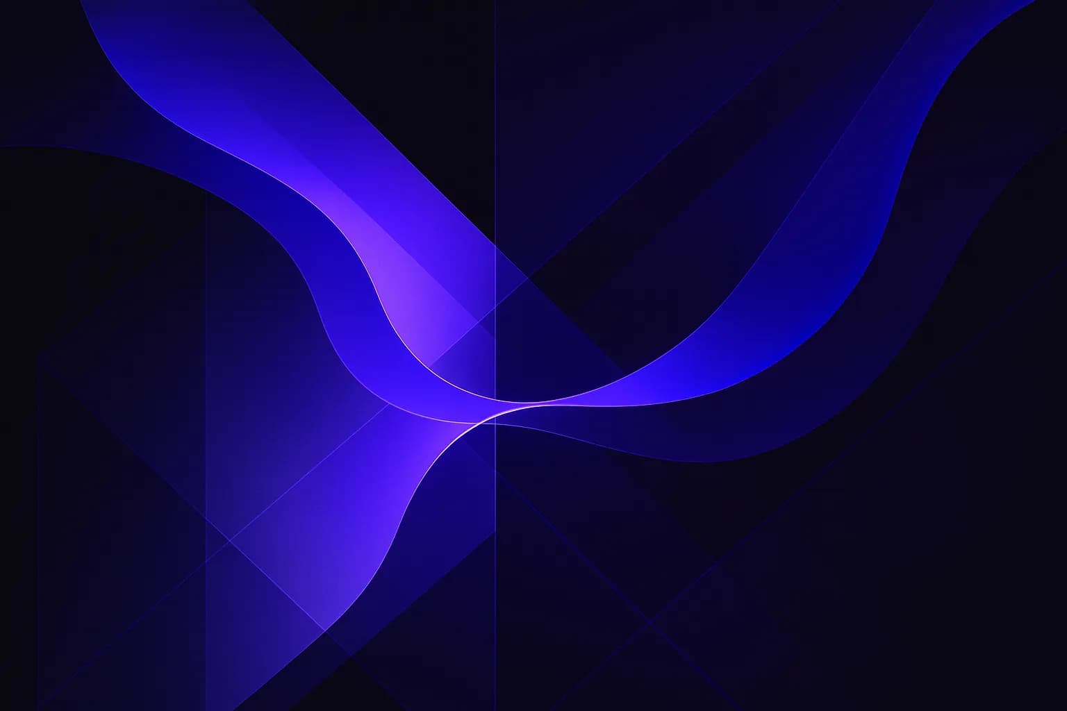 Abstract cover showing one flowing line passing smoothly into a second line without a break