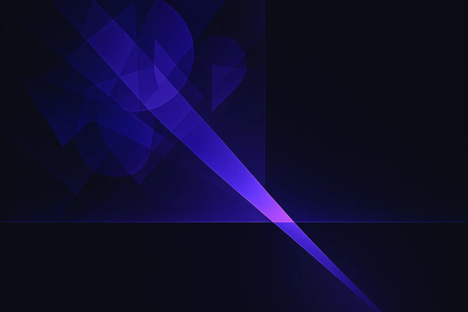 Abstract cover showing one narrow path leaving a wide field of scattered shapes and ending at a single marked line