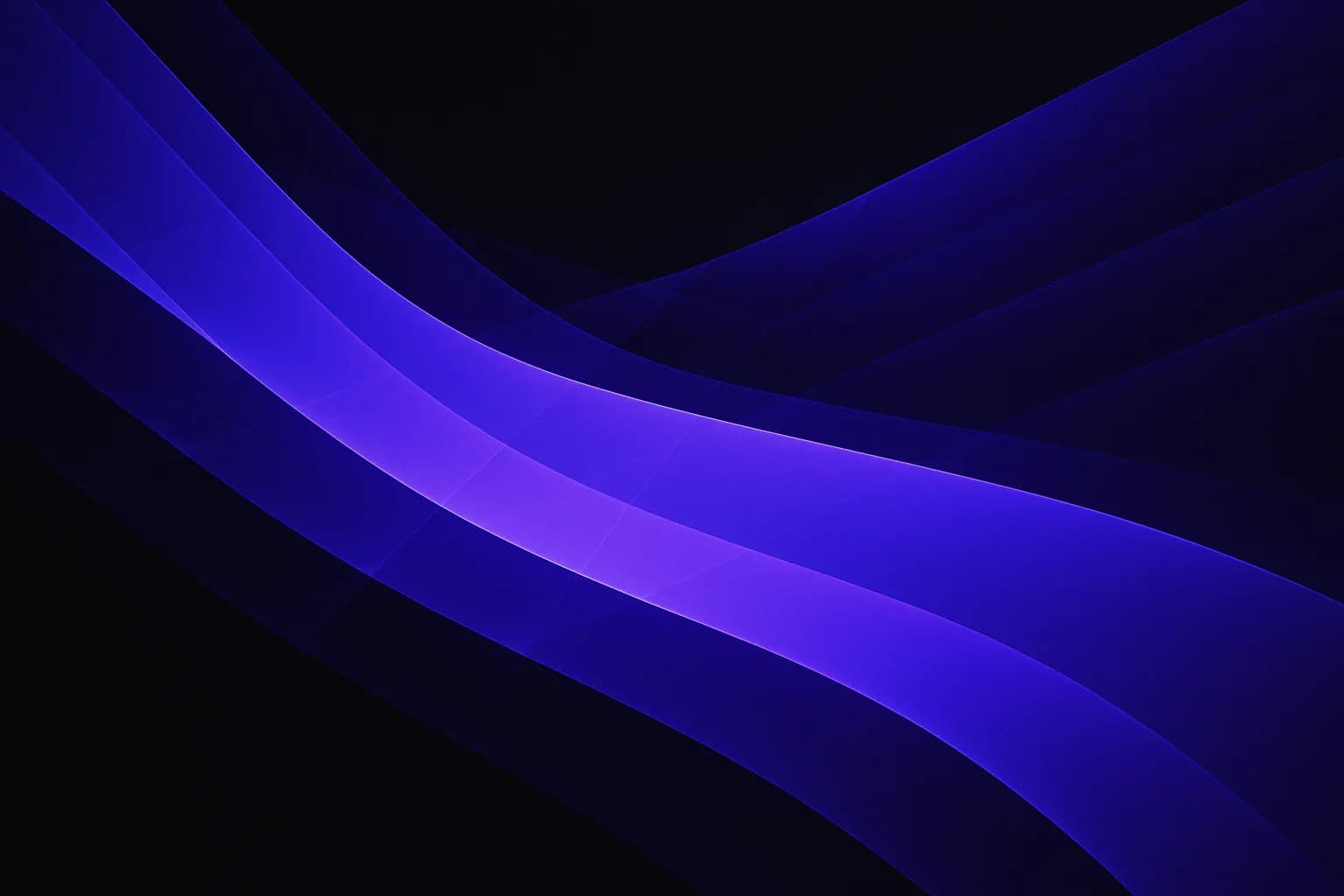 Forme astratte di diverse dimensioni che si separano lungo percorsi paralleli verso livelli differenti