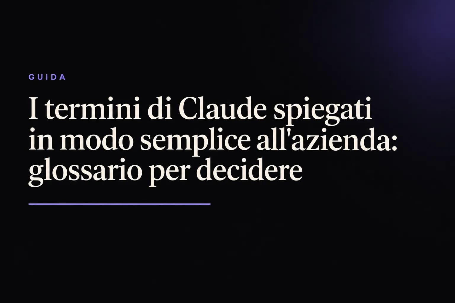 Forme astratte raccolte in cinque gruppi collegati da linee sottili, a evocare un glossario ordinato