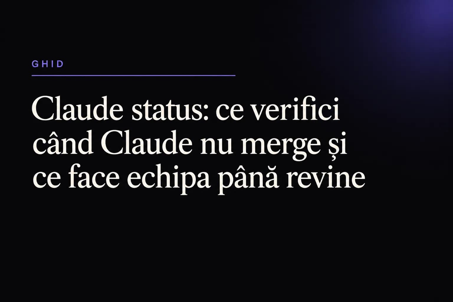 Forme abstracte care se opresc și pornesc din nou, sugerând un serviciu întrerupt care își reia ritmul